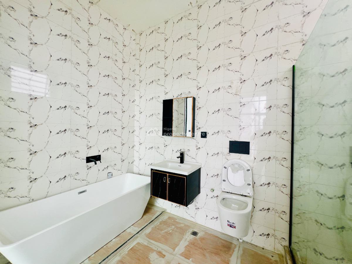 Brand New 4 Bedroom Semi Detached Duplex, a Prime and Secure Estate in Ikota Lekki Lagos, Ikota, Lekki, Lagos, Semi-detached Duplex for Sale