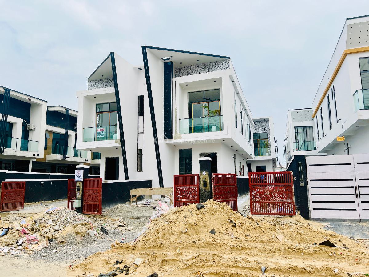 Brand New 4 Bedroom Semi Detached Duplex, a Prime and Secure Estate in Ikota Lekki Lagos, Ikota, Lekki, Lagos, Semi-detached Duplex for Sale