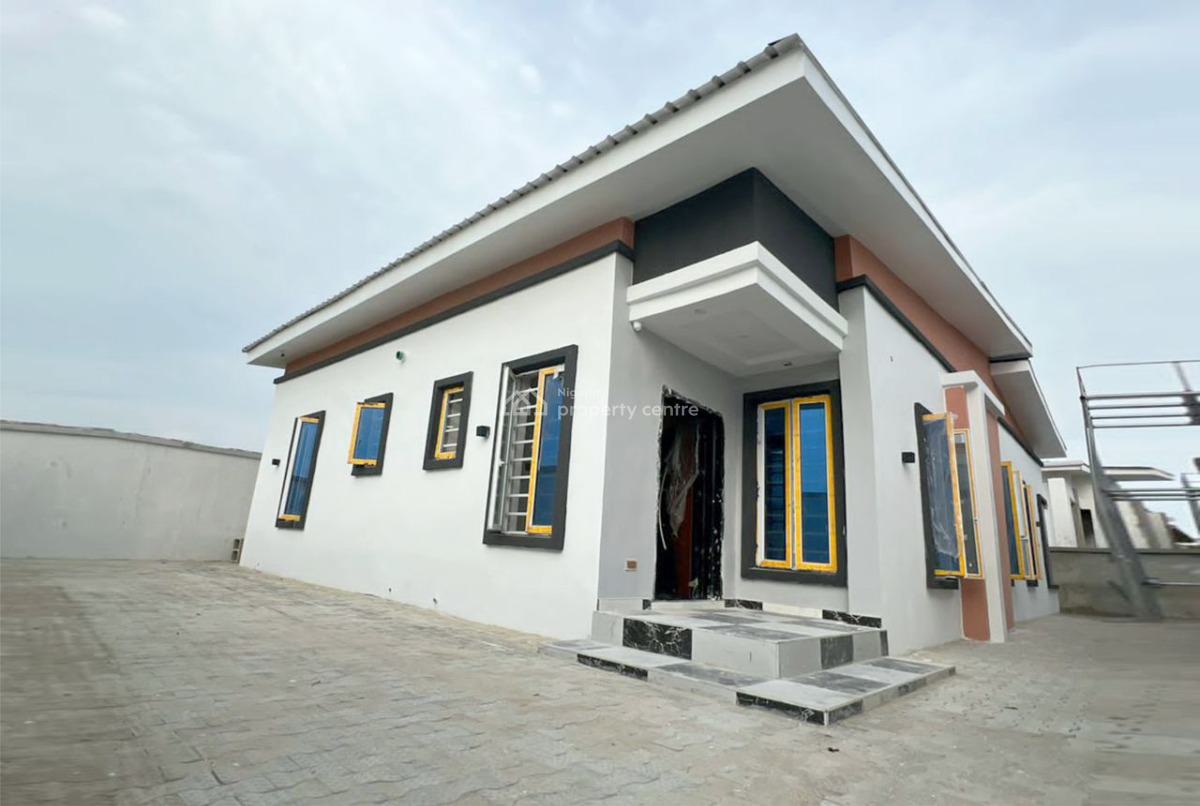 Furnished 3bedroom Detached Bungalows with Employee Quarters, Wonder Court Type B 3bedroom Detached Bungalows Located at Orinbanwa, Awoyaya, Ibeju Lekki, Lagos, Detached Bungalow for Sale