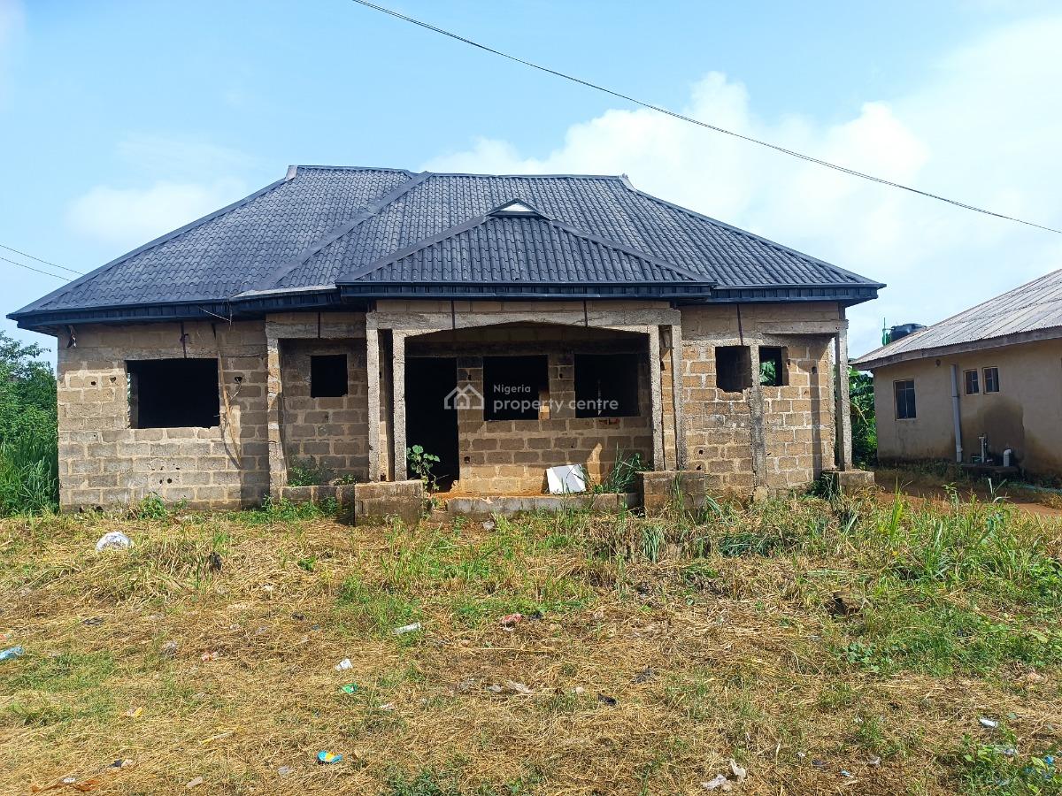 Exquisite Semi Finished 4 Bedroom Bungalow, Unity Estate, Kaniyi, Mowe, Simawa, Ogun, Detached Bungalow for Sale