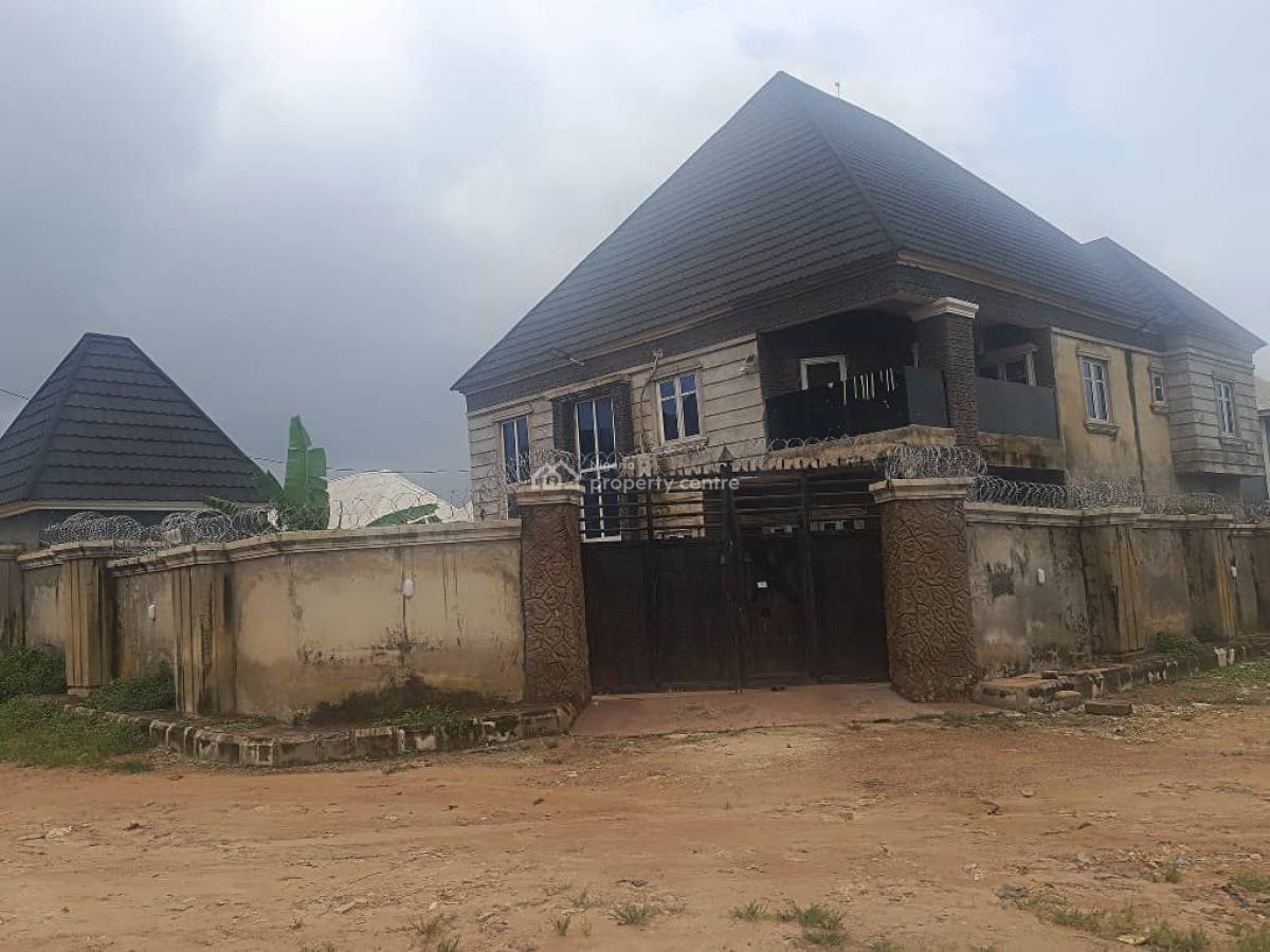 5 Bedroom Duplex with Sitting Room and Security, Transaerodrome Phase 1, Abakpa Nike, Enugu, Enugu, Detached Duplex for Sale