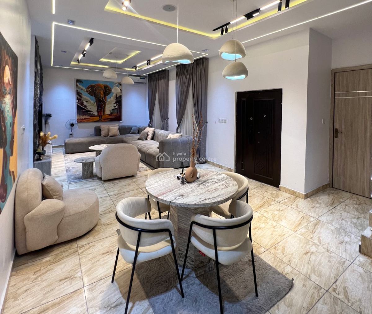 Luxurious Fully Furnished 4 Bed Terrace Duplex, Orchid Road, Lekki, Lagos, House for Rent