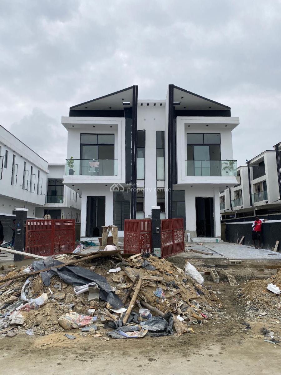 Newly Built & Luxurious 4 Bedroom Semi Detached Duplex with a Bq, Ikota, Lekki, Lagos, House for Sale