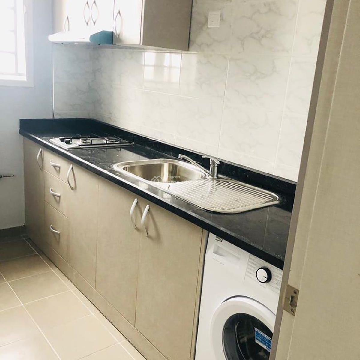 Fully Serviced 1bedroom Apartment with a/c, Washing Machine Fitted Kit, Genesis Court By Lekki Palm City, Ajah, Lagos, Mini Flat (room and Parlour) for Rent