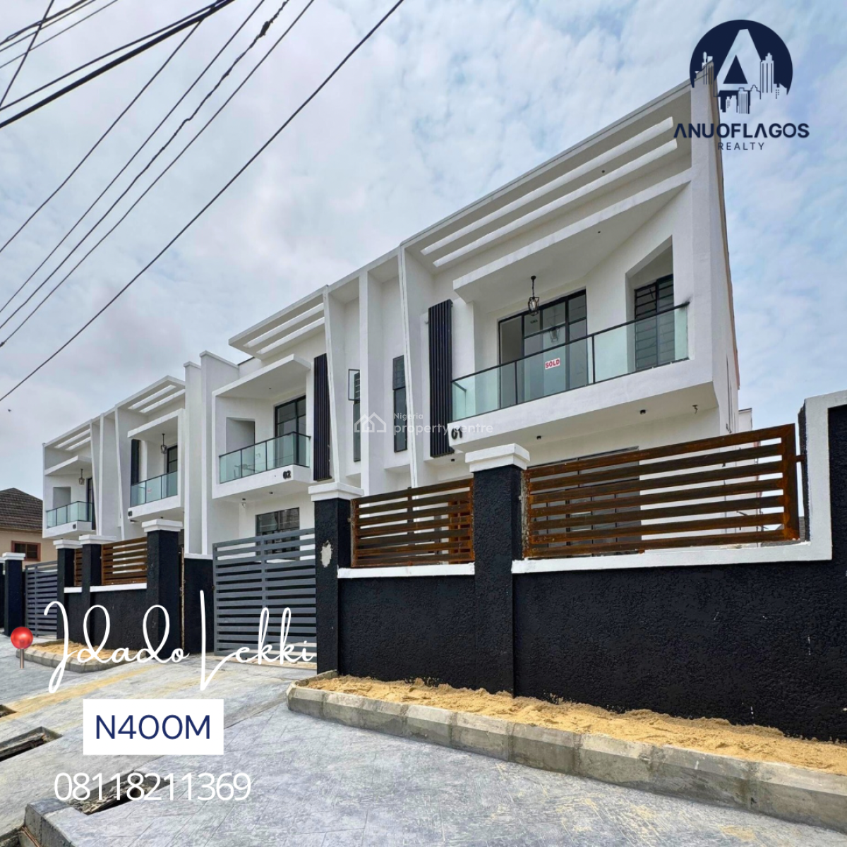 Rare Offer of 4 Bedroom Semi-detached Duplex with a Bq, Idado, Lekki, Lagos, Semi-detached Duplex for Sale