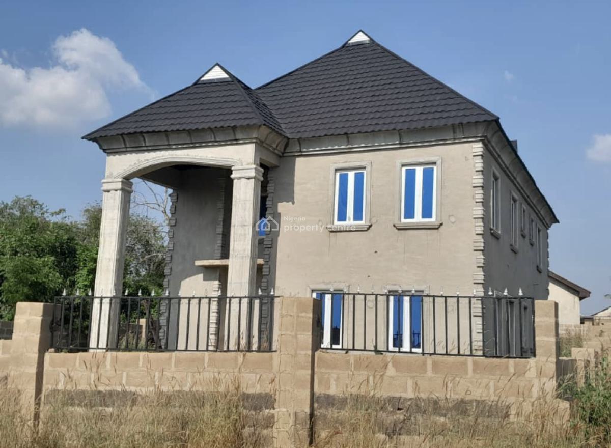 Carcass Built 4 Bedroom Duplex on a Standard Plot of Land, Ikolaba Olomore, Abeokuta South, Ogun, Detached Duplex for Sale