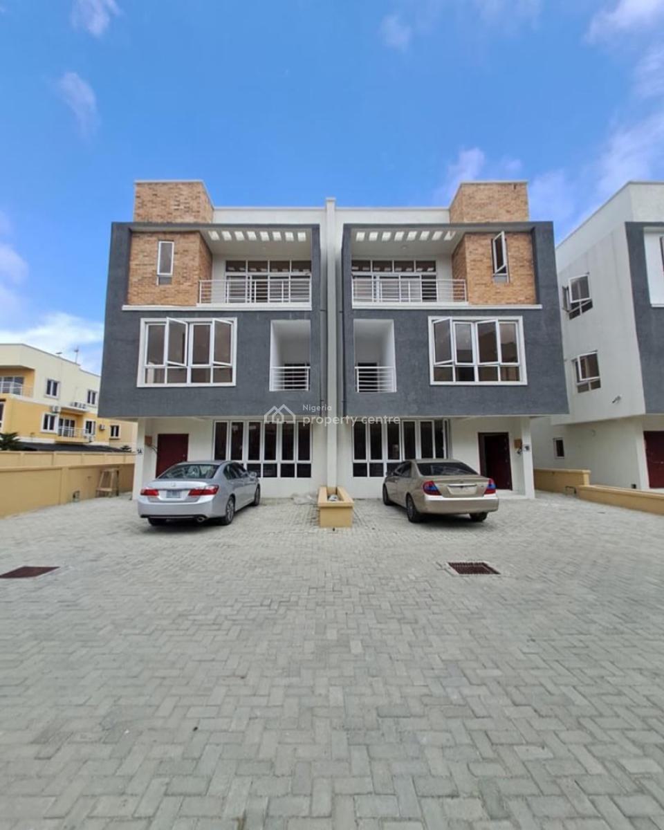 Spacious 6 Bedroom Semi Detached Duplex with Bq, Western Foreshore Estate, Osapa, Lekki, Lagos, Semi-detached Duplex for Sale