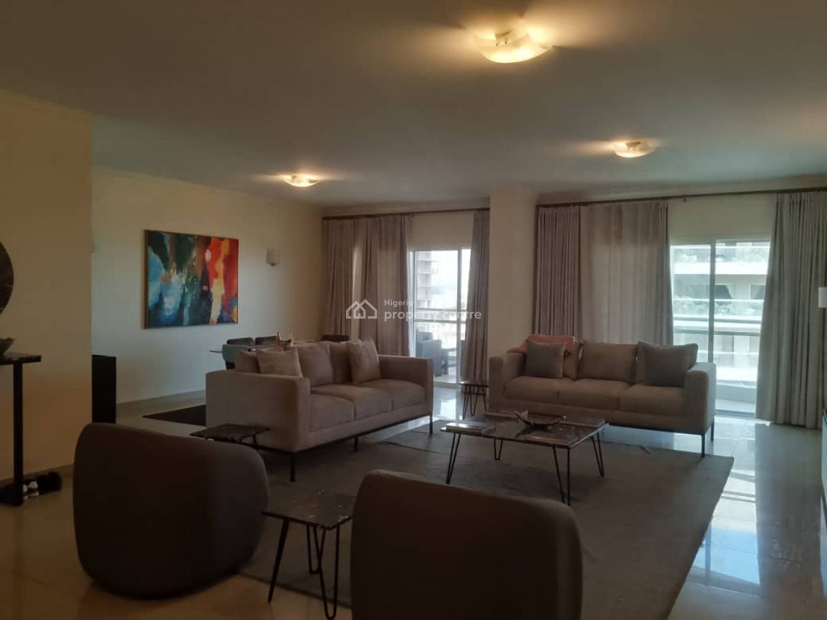 High End Fully Furnished 3 Bedroom on 12th Floor, Ikoyi, Lagos, Flat / Apartment for Rent
