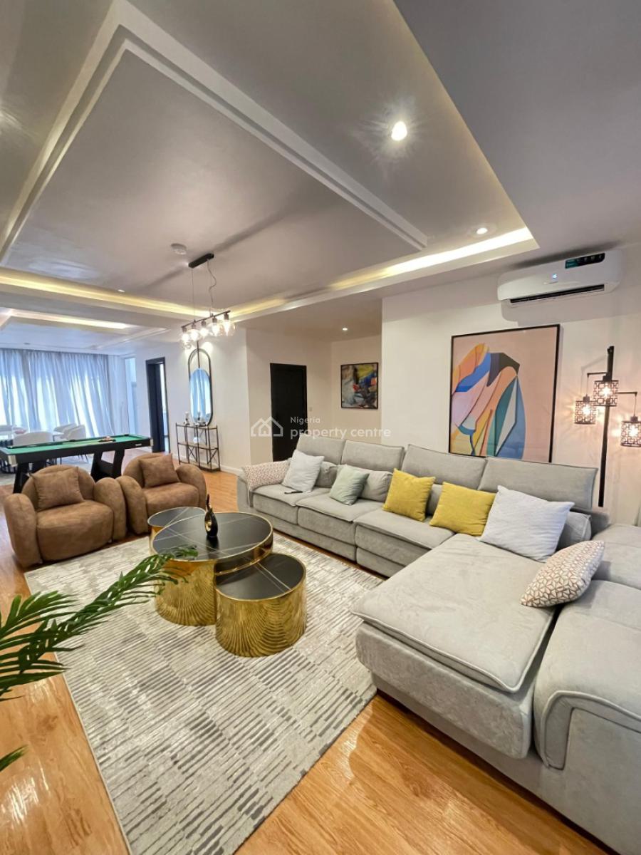 Tastefully Furnished and Serviced 3 Bedroom En-suite Flat with Fully F, Victoria Island (vi), Lagos, Flat / Apartment for Rent