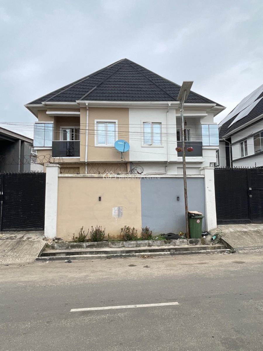Very Solid 4 Bedroom Semi Detached Duplex with Bq, Surulere, Lagos, Detached Duplex for Sale