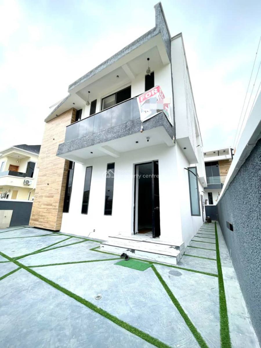 Newly Built 5 Bedroom Fully Detached Duplex with Bq in Secured Estate, Ikota-lekki, Lekki, Lagos, Detached Duplex for Sale