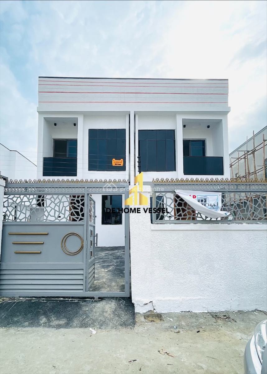 Beautifully Carved 4 Bed Sem-detached Home, Ikota, Lekki, Lagos, Terraced Duplex for Sale