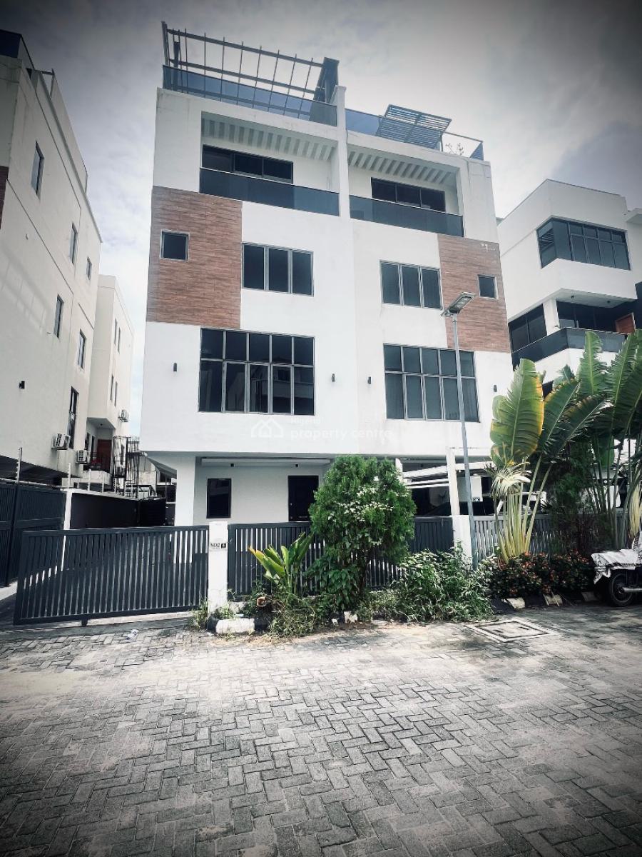 Beautifully Crafted 4 Bedroom Semi Detached with Elevator & Pool, Beautifully Designed Home with Elevator and Pool in a Secured Estate, Banana Island, Ikoyi, Lagos, Semi-detached Duplex for Sale
