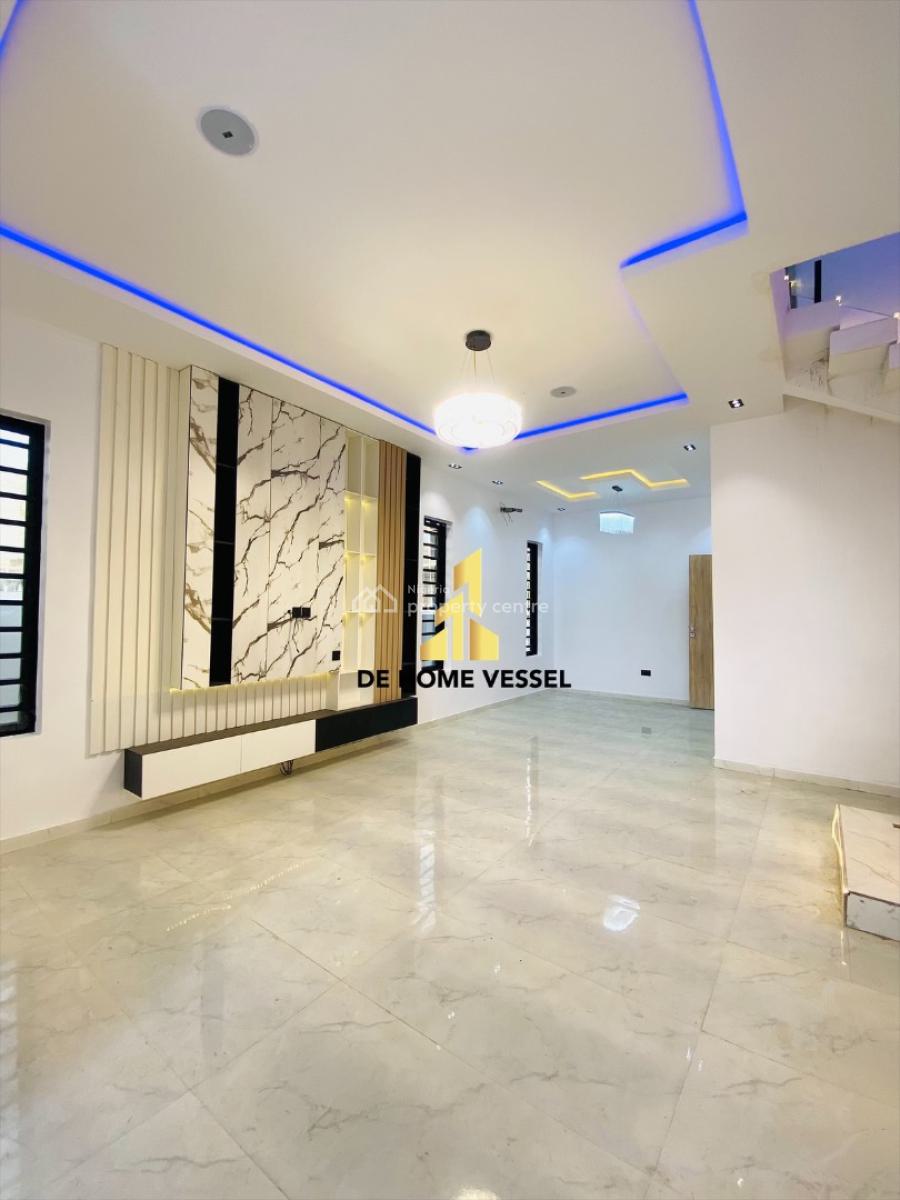 Contemporary 4 Bed Detached Duplex with Bq, 2nd Toll Gate, Lekki, Lagos, Detached Duplex for Sale