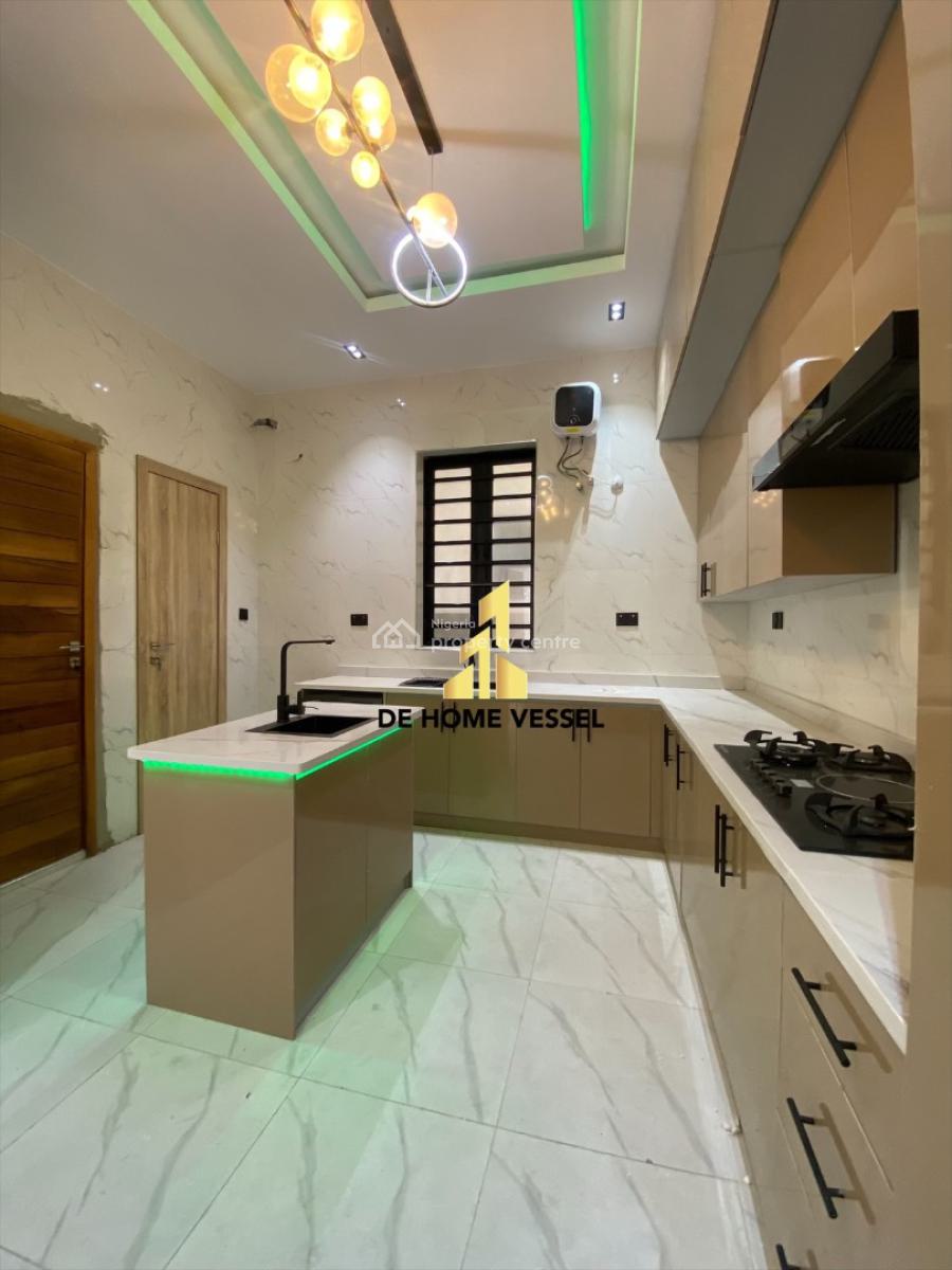 Contemporary 4 Bed Detached Duplex with Bq, 2nd Toll Gate, Lekki, Lagos, Detached Duplex for Sale