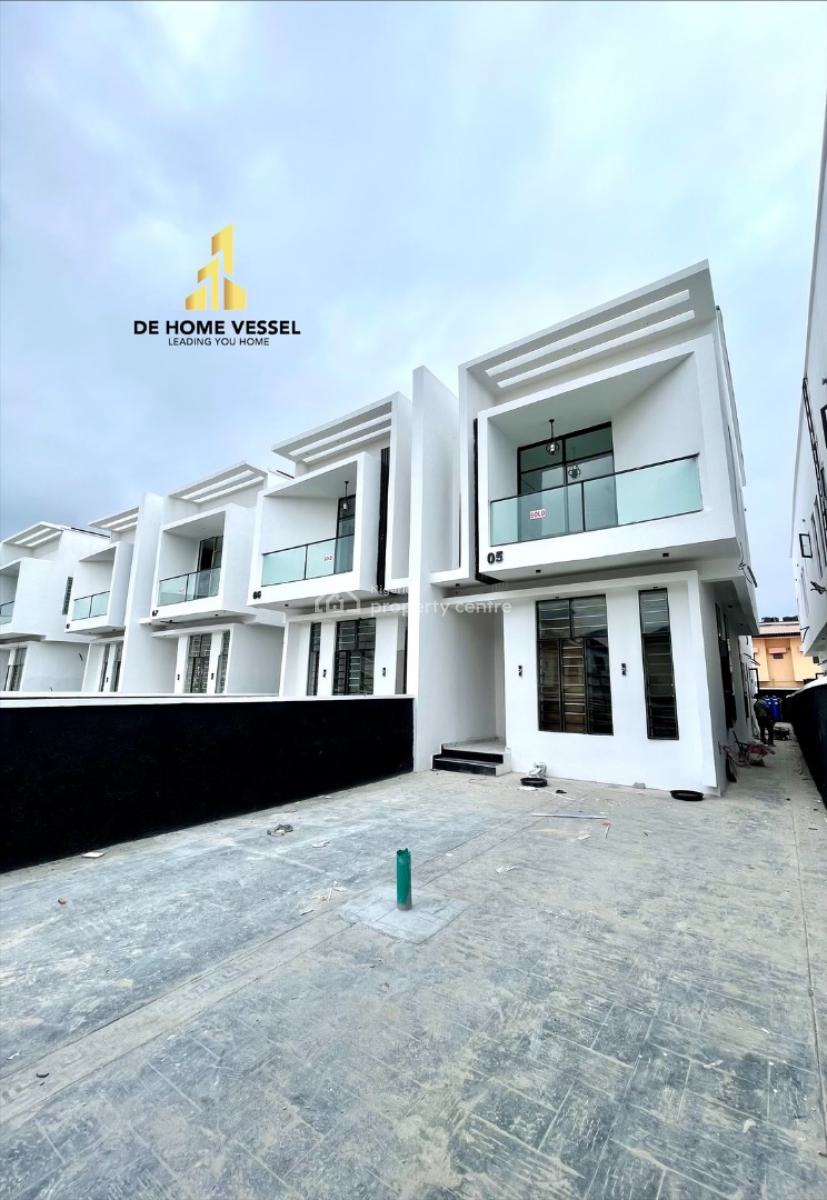 Standard Fully Furnished 4 Bed Semi-detached Home, Idado, Lekki, Lagos, Semi-detached Duplex for Sale