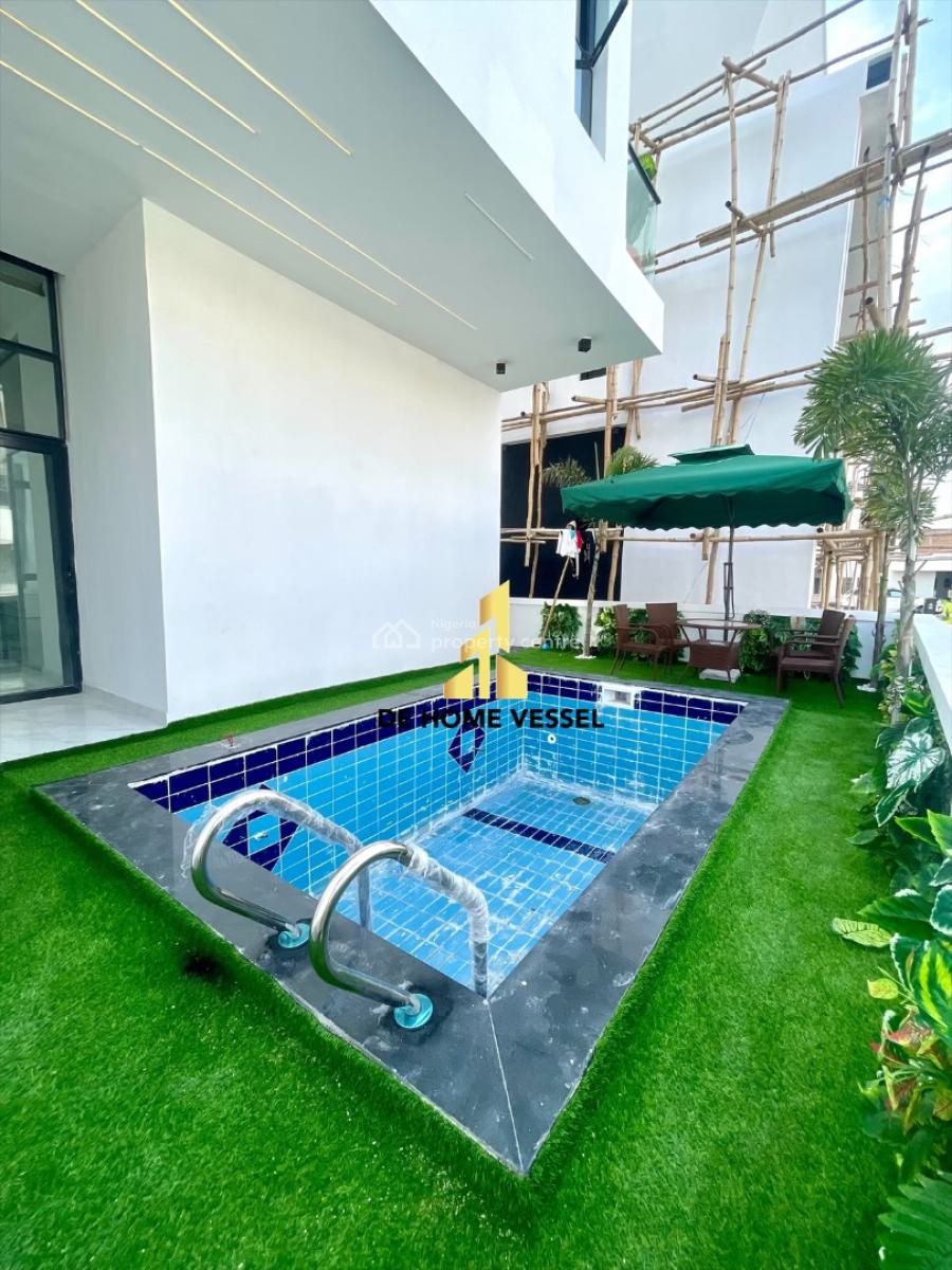 Gorgeously Built 5 Bed Detached Duplex with Swimming Pool and Bq, Chevron Toll Gate, Lekki, Lagos, Detached Duplex for Sale