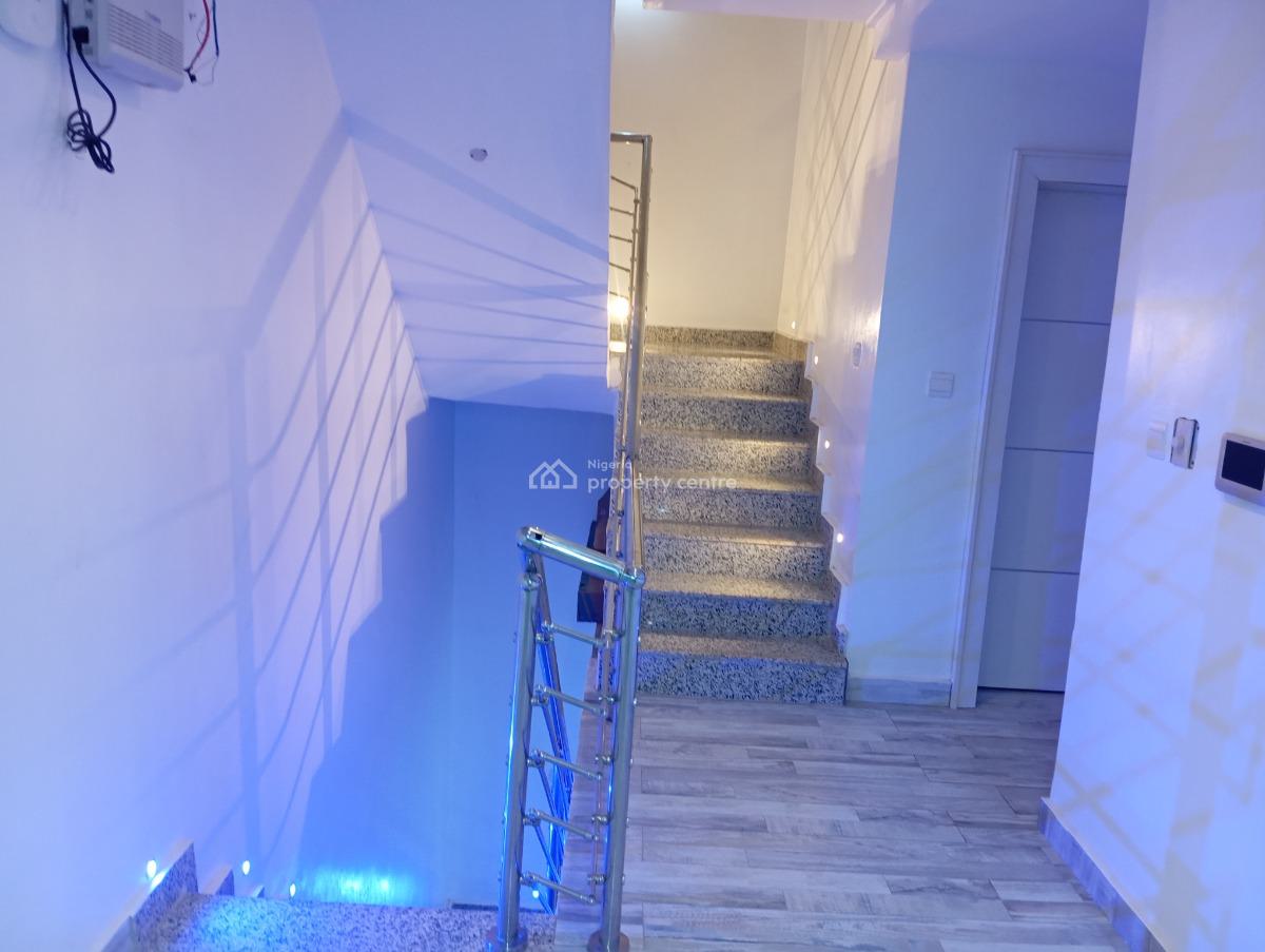Fully Furnished and Serviced 4-bedroom Terrace Duplex, Nepa Junction Brains and Hammer, Apo, Abuja, Terraced Duplex for Rent