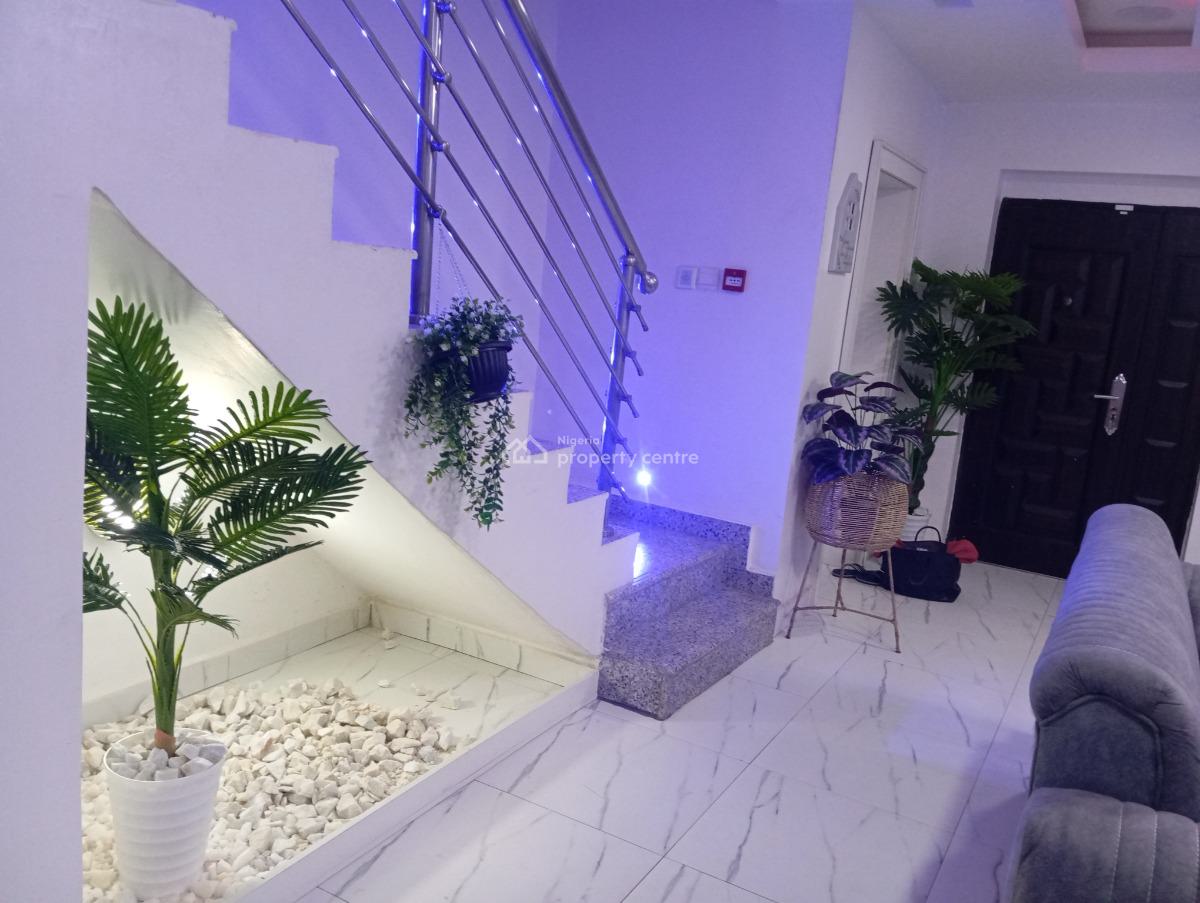 Fully Furnished and Serviced 4-bedroom Terrace Duplex, Nepa Junction Brains and Hammer, Apo, Abuja, Terraced Duplex for Rent
