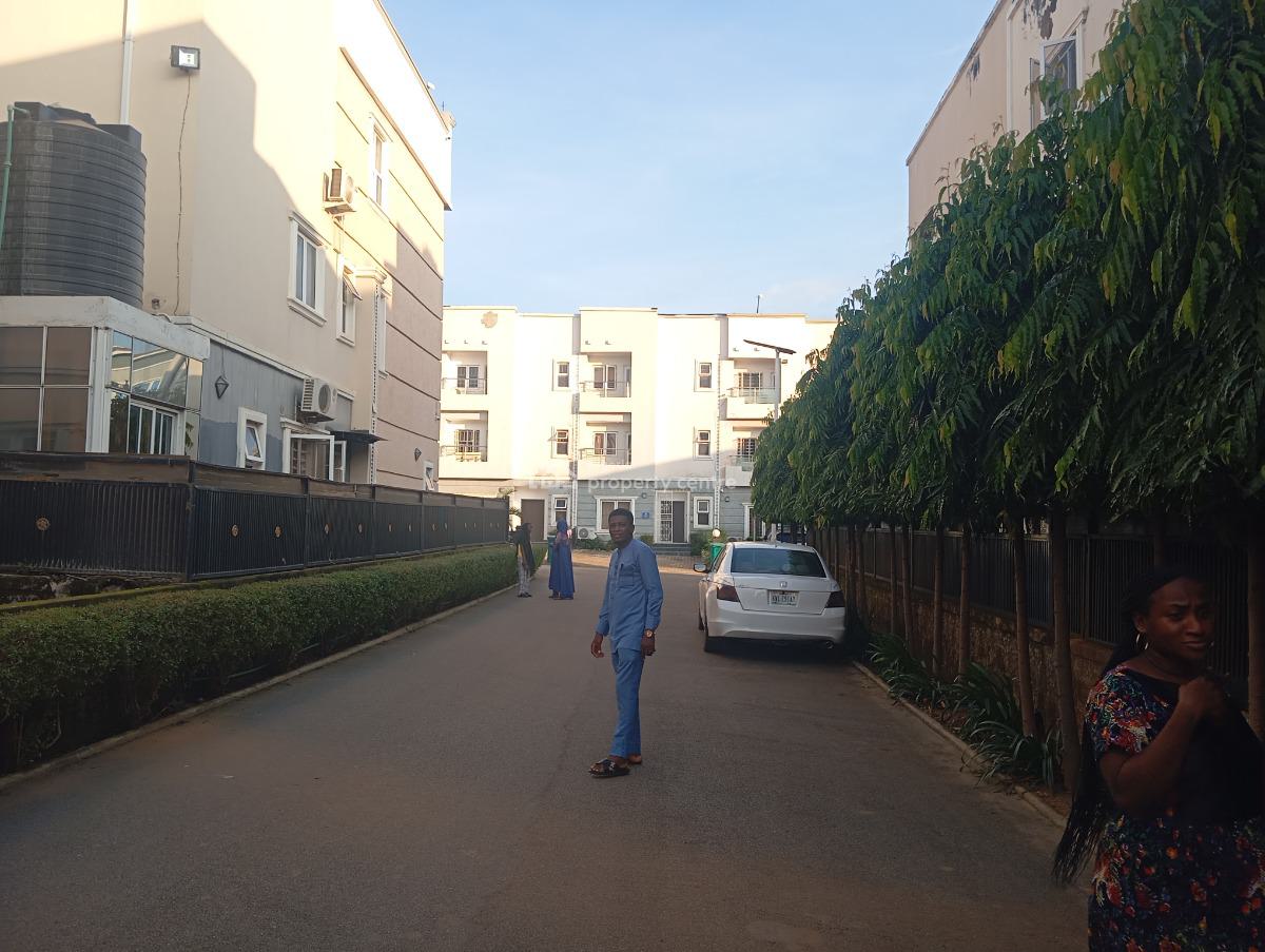 Fully Furnished and Serviced 4-bedroom Terrace Duplex, Nepa Junction Brains and Hammer, Apo, Abuja, Terraced Duplex for Rent