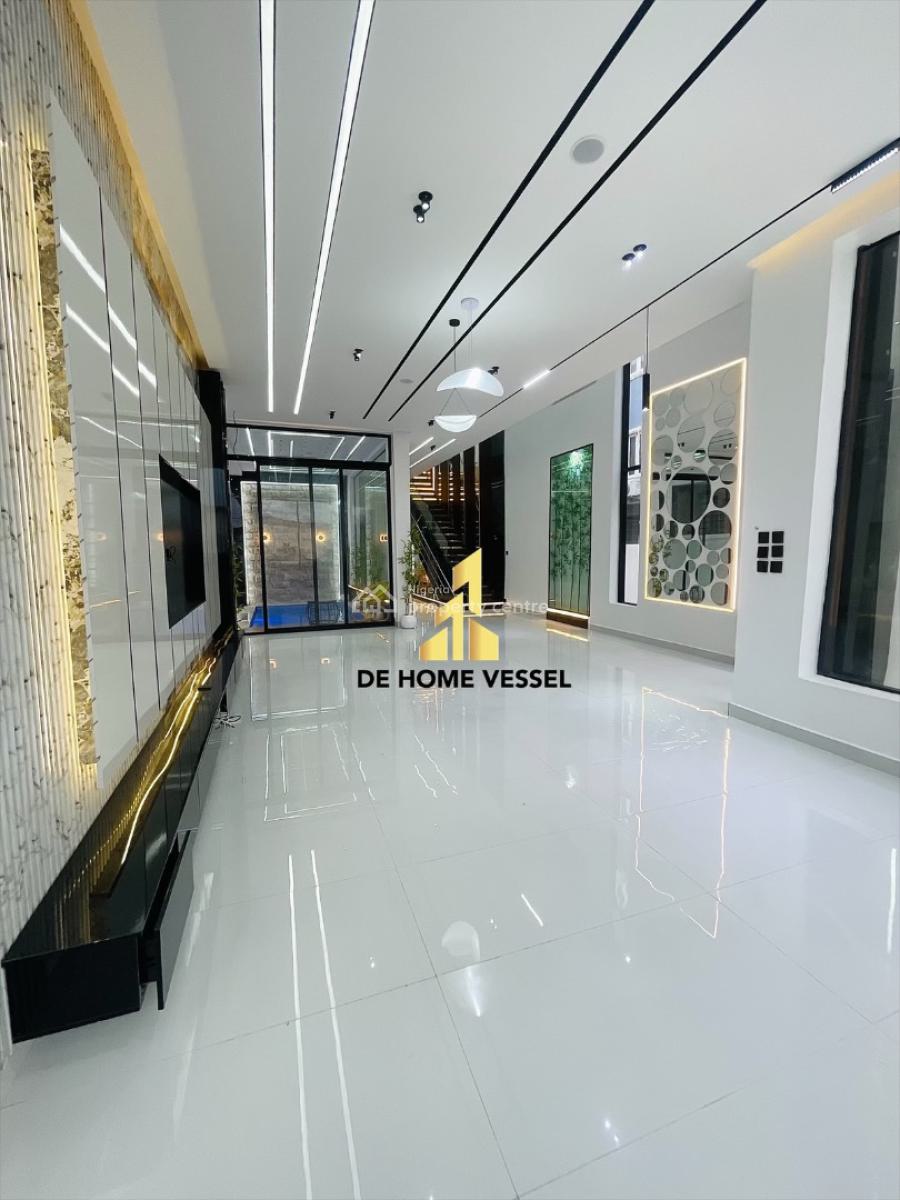 Remarkably Built Luxury 5 Bed Smart Home with Swimming Pool & Bq, 2nd Toll Gate, Lekki, Lagos, Detached Duplex for Sale