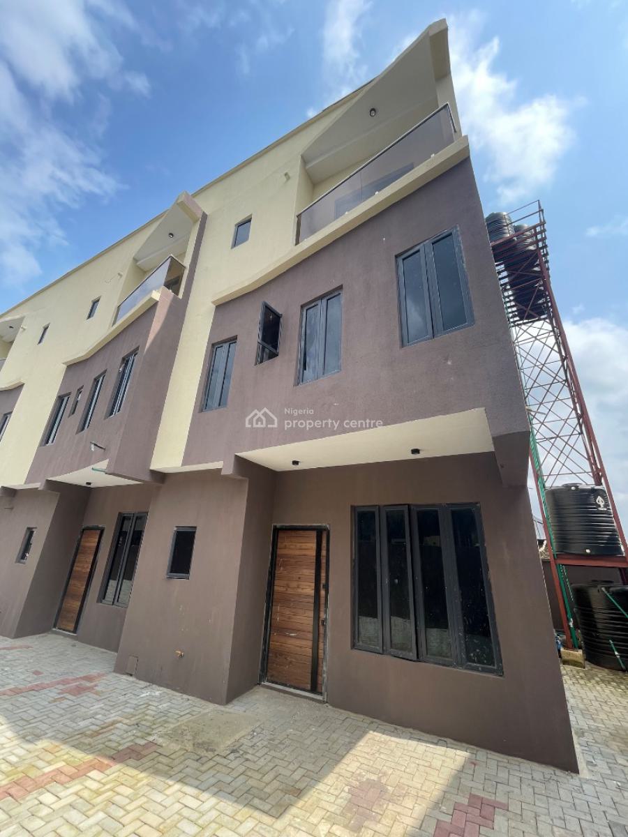 New 4 Bedroom Duplex with Modern Finishing, Gbagada, Lagos, Terraced Duplex for Sale