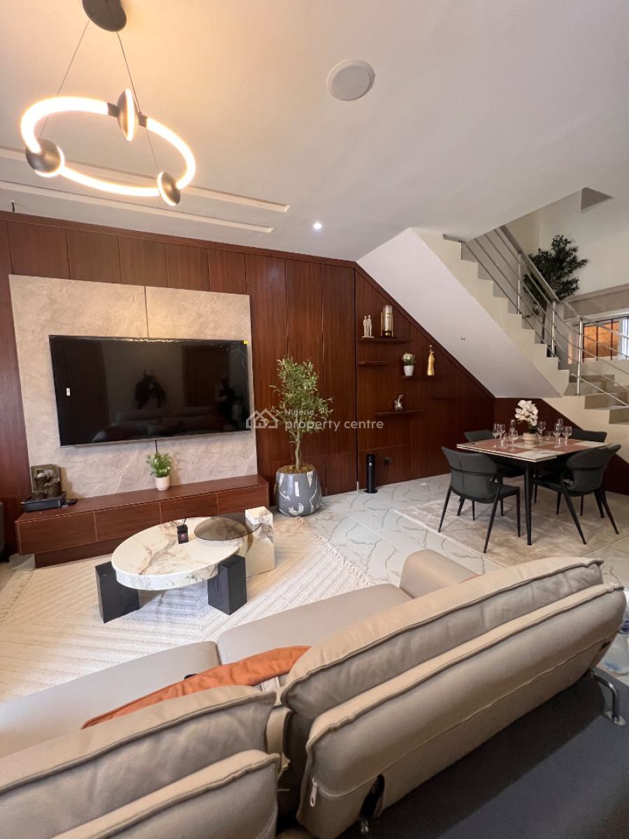 Most Sought After 2 Bed Apartment with Solar in a Serene Environment, Opposite Charterhouse School on Abraham Adesanya Road, Ajah, Lagos, Terraced Duplex for Sale