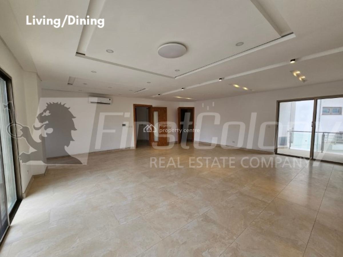 Opulent 4 Bedroom Pent-floor Apartment (fully Serviced), Ikoyi, Lagos, Flat / Apartment for Rent