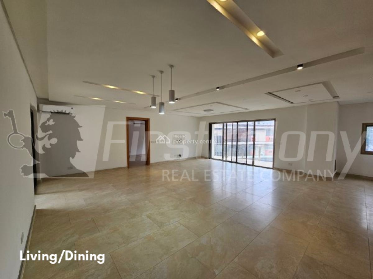 Opulent 4 Bedroom Pent-floor Apartment (fully Serviced), Ikoyi, Lagos, Flat / Apartment for Rent