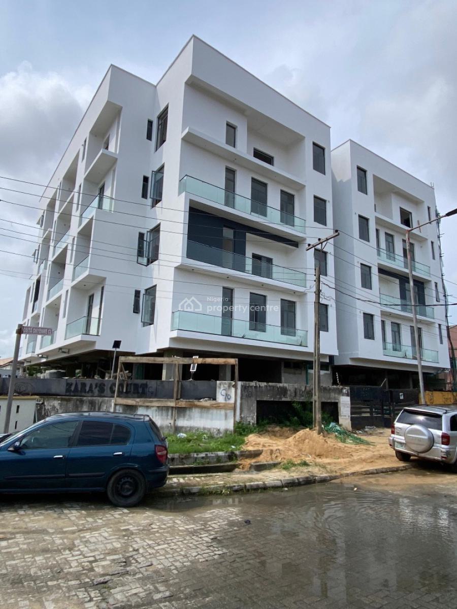 Newly Built 2 Bedroom Apartment with Swimming Pool, Gym , Bq, Lekki Phase 1, Lekki, Lagos, Block of Flats for Sale