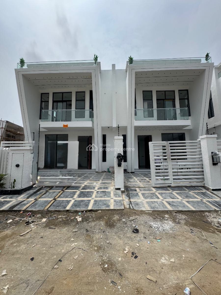 Newly Built 4bedroom Semi Detached House with Bq, Ajah, Lagos, Semi-detached Duplex for Sale