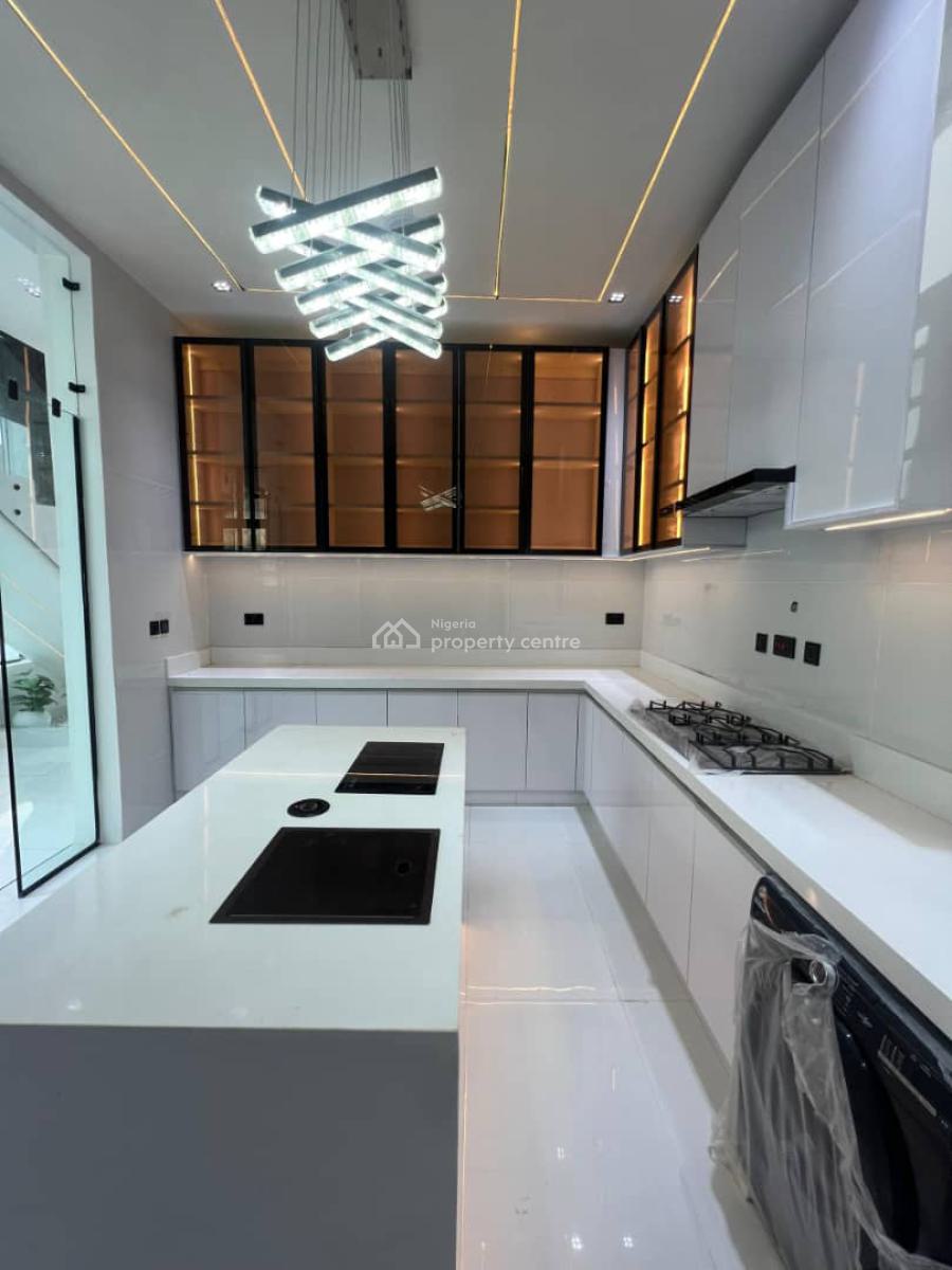 Brand New Luxury 5 Bedroom Fully Detached Duplex with a Swimming Pool & Bq, Chevron, Lekki, Lagos, Detached Duplex for Sale
