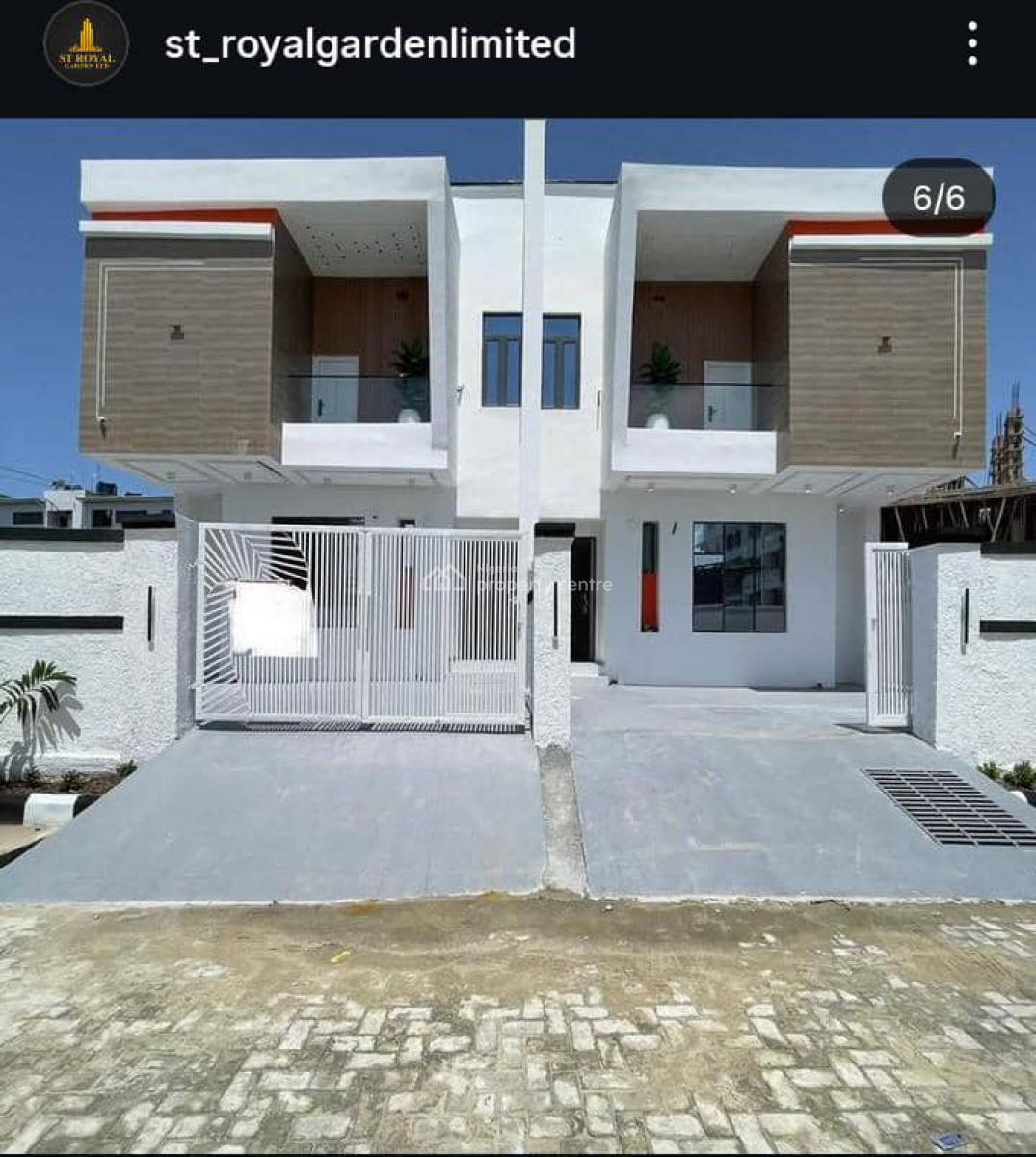 Lovely & Spacious 4 Bedroom Semi Detached Duplex with Bq, Ilasan Ikate, Lekki, Ikate, Lekki, Lagos, Semi-detached Duplex for Sale