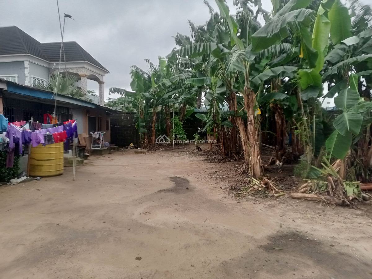 Well Located One Plot of Table Dry Land with C of O, School Road, Elelenwo, Port Harcourt, Rivers, Residential Land for Sale