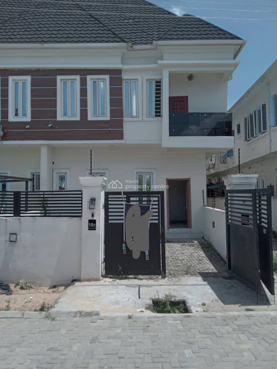 4 Bedroom Semi Detached Duplex with Bq, Lekki, Lagos, House for Rent