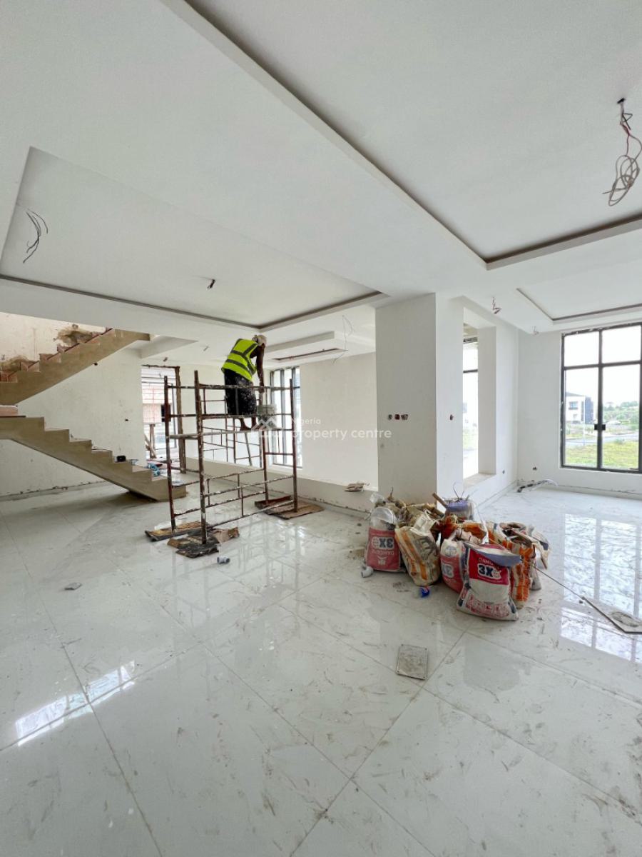 5 Bedroom Semi Detached Duplex with Pool, Cinema, Gym, Bq & Rooftop, Ikate, Lekki, Lagos, Semi-detached Duplex for Sale