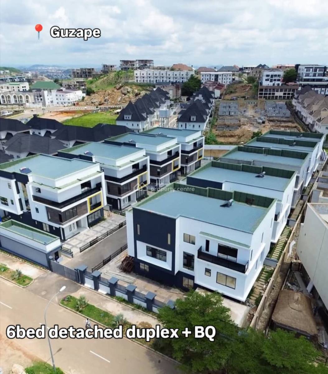 Contemporary 6 Bedroom Fully Detached Duplex with 1 Bedroom with Pool, Guzape District, Abuja, Detached Duplex for Sale