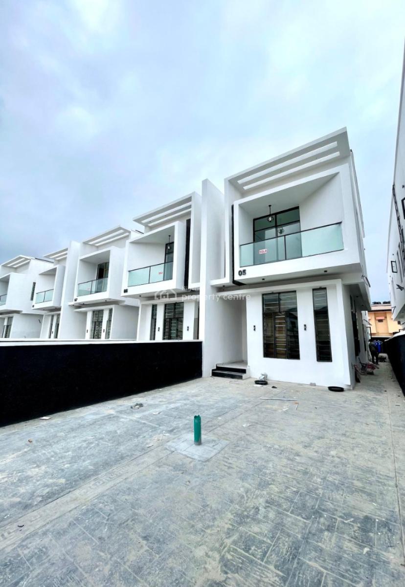 Standard Finished 4 Bed Semi-detached Home with Bq, Idado, Lekki, Lagos, Semi-detached Duplex for Sale