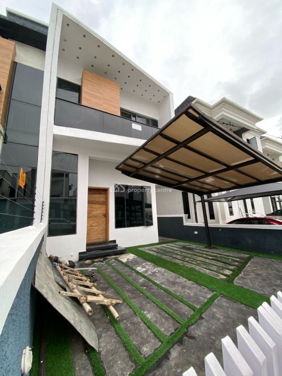 Morden 3 Bedroom Semi Detached Duplex with Bq, Chevron Drive, Chevron, Lekki, Lagos, Semi-detached Duplex for Rent