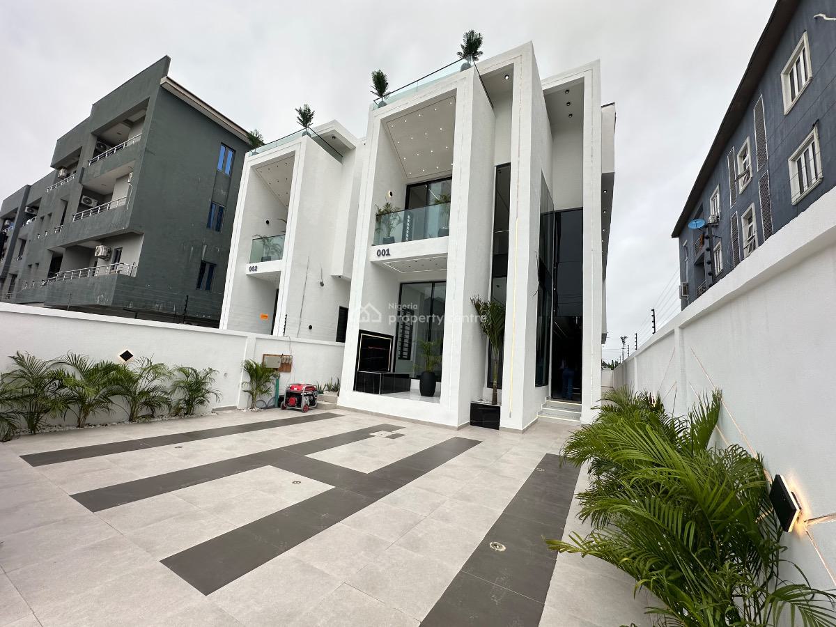 Alluring 5 Bedroom Detached Duplex with a Swimming Pool & Bq, Chevron Tollgate, Lekki, Lagos, Detached Duplex for Sale