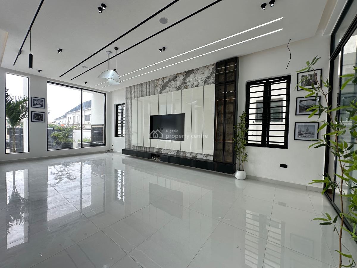 Alluring 5 Bedroom Detached Duplex with a Swimming Pool & Bq, Chevron Tollgate, Lekki, Lagos, Detached Duplex for Sale