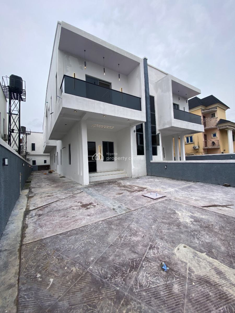 Newly Built 4bedroom Duplex with Bq, Gated Estate Within Blenco Supermarket Before Shop Rite, Sangotedo, Ajah, Lagos, Detached Duplex for Sale