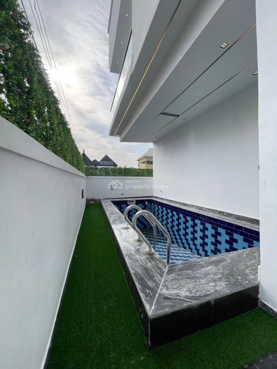 Luxuriously Finished 5-bedroom Detached Duplex with Pool & Bq, Chevron Drive, Lekki, Lagos, Detached Duplex for Sale