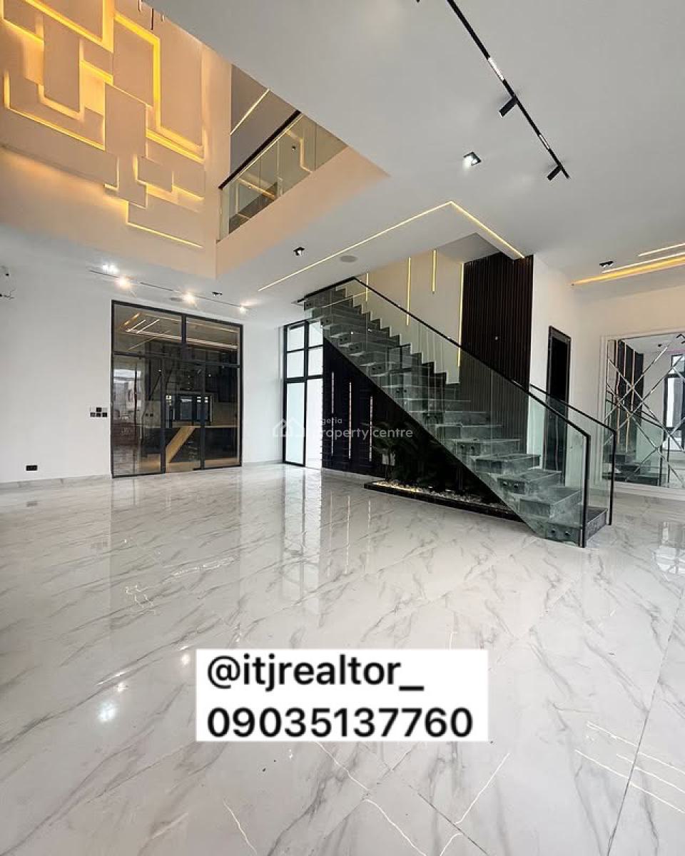Stunning 5 Bedroom Detached Duplex with Swimming Pool and Bq, Chevron, Lekki, Lagos, Detached Duplex for Sale