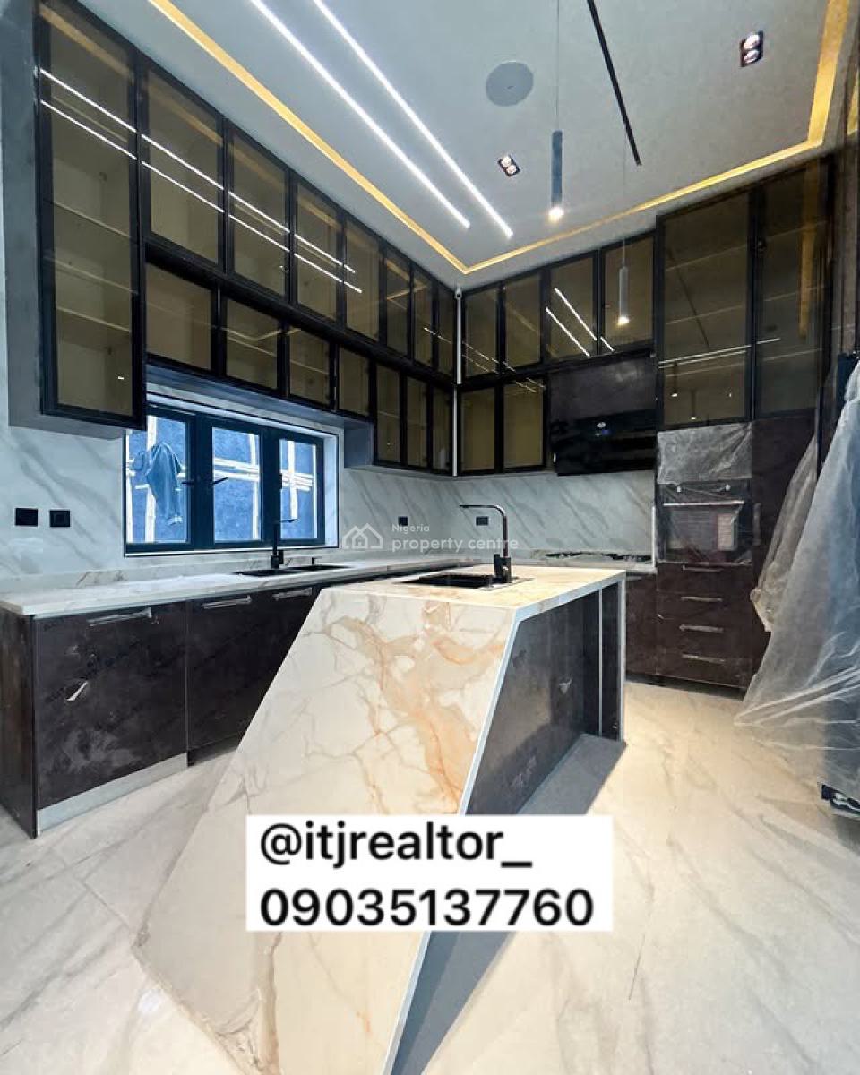Stunning 5 Bedroom Detached Duplex with Swimming Pool and Bq, Chevron, Lekki, Lagos, Detached Duplex for Sale