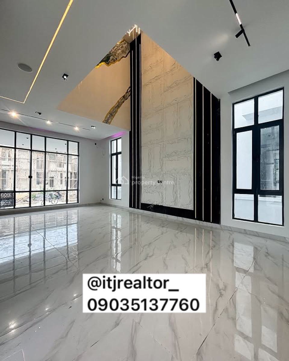 Stunning 5 Bedroom Detached Duplex with Swimming Pool and Bq, Chevron, Lekki, Lagos, Detached Duplex for Sale