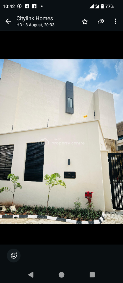 Newly Built 5 Bedrooms Semi-detached Duplex + Bq with Elevator & Washing Machine, Banana Island, Ikoyi, Lagos, Semi-detached Duplex for Sale