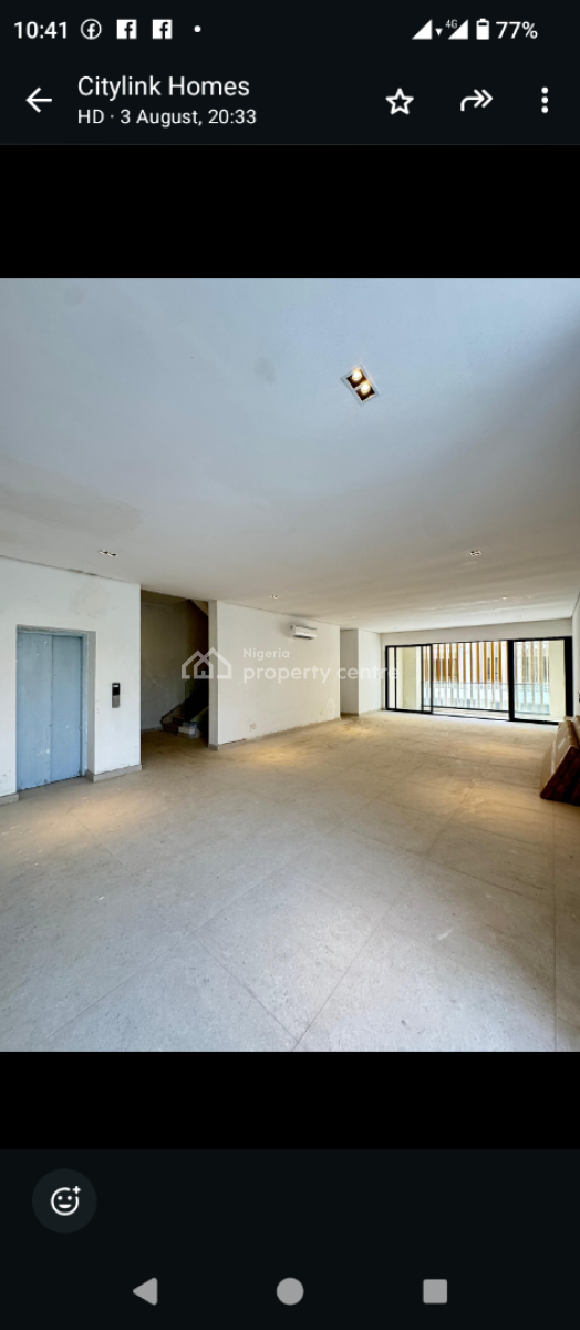 Newly Built 5 Bedrooms Semi-detached Duplex + Bq with Elevator & Washing Machine, Banana Island, Ikoyi, Lagos, Semi-detached Duplex for Sale