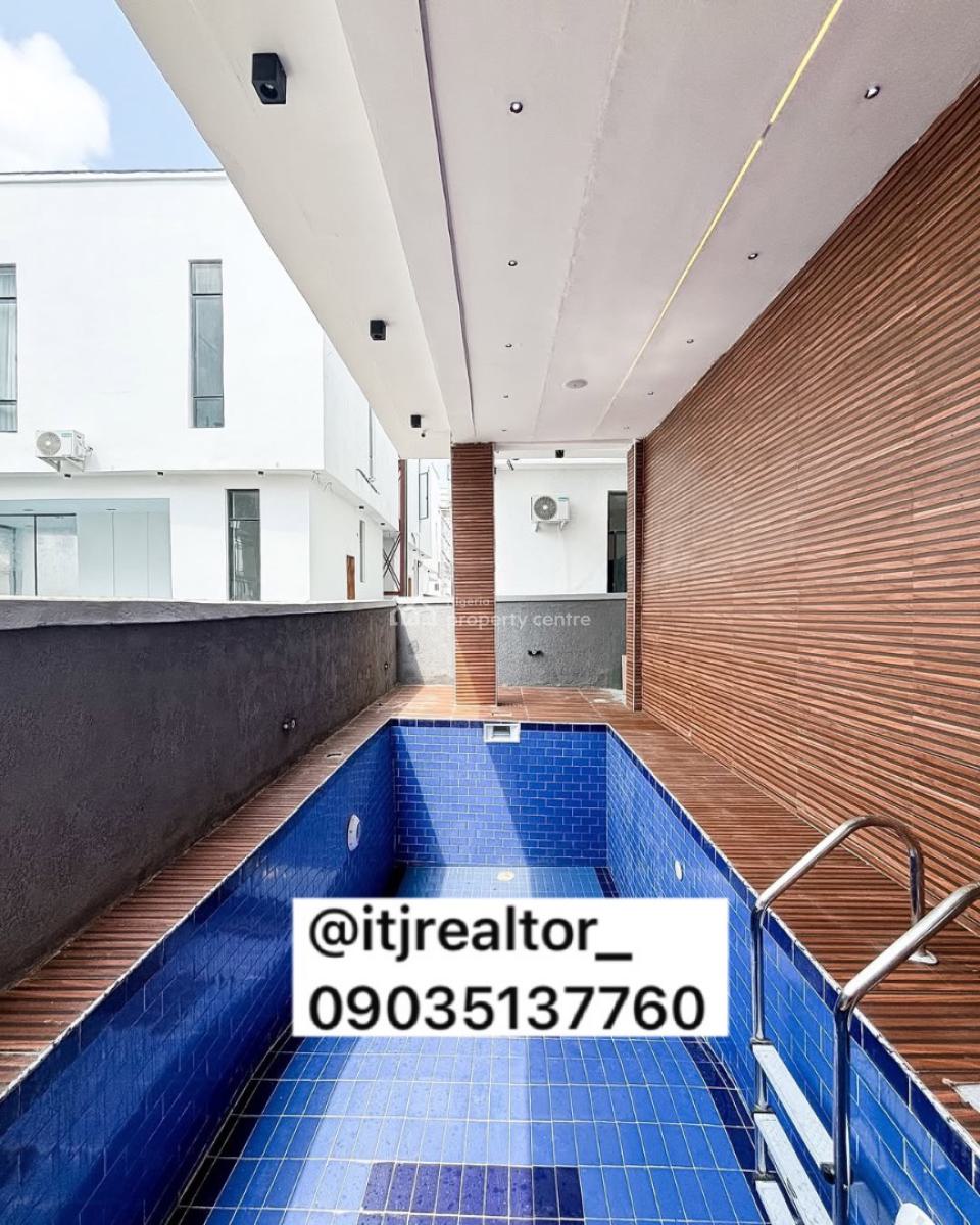 Stunning 5 Bedroom Detached Duplex with Swimming Pool and Bq, Chevron, Lekki, Lagos, Detached Duplex for Sale