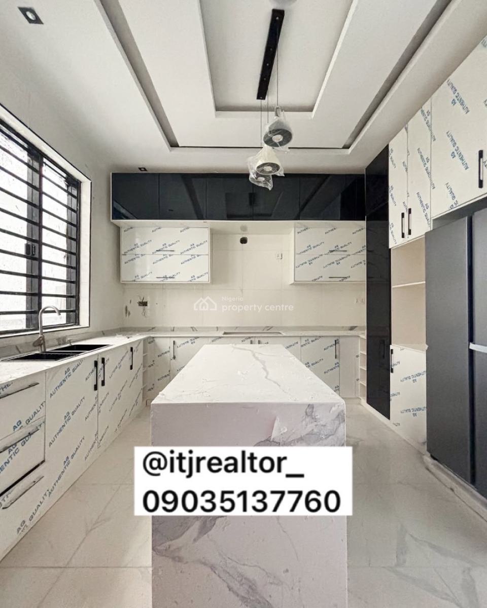 Stunning 5 Bedroom Detached Duplex with Swimming Pool and Bq, Chevron, Lekki, Lagos, Detached Duplex for Sale